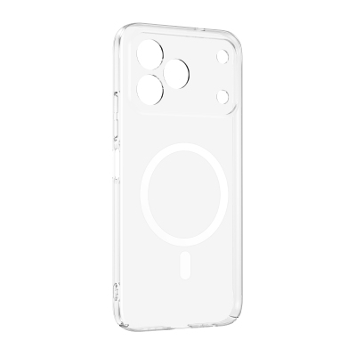 Tecno Spark 50 4G Camera Protected M-Safe Charging Transparent Zore London Hard PC Case - 2