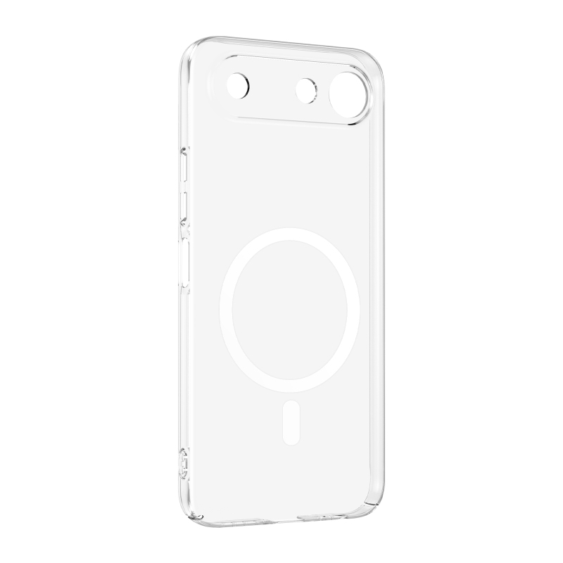 Tecno Spark 50 5G Kamera Korumalı M-Safe Şarj Özellikli Şeffaf Zore London Sert PC Kapak - 2