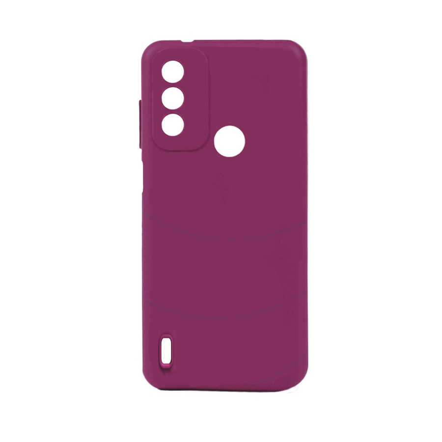 Tecno Spark 6 Go Kılıf Zore Biye Silikon - Mor