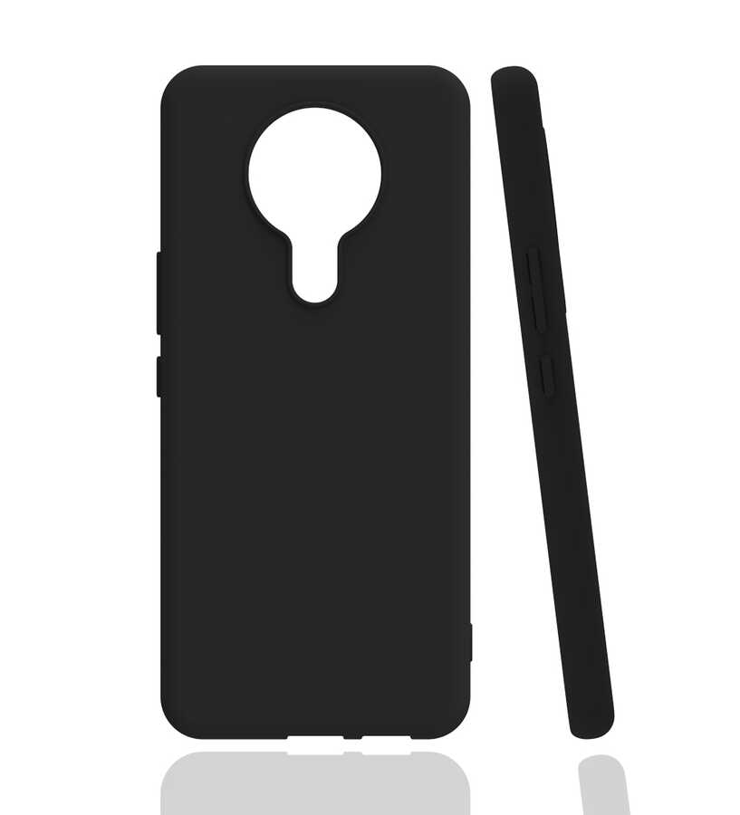 Tecno Spark 6 Kılıf Zore Biye Silikon - Siyah