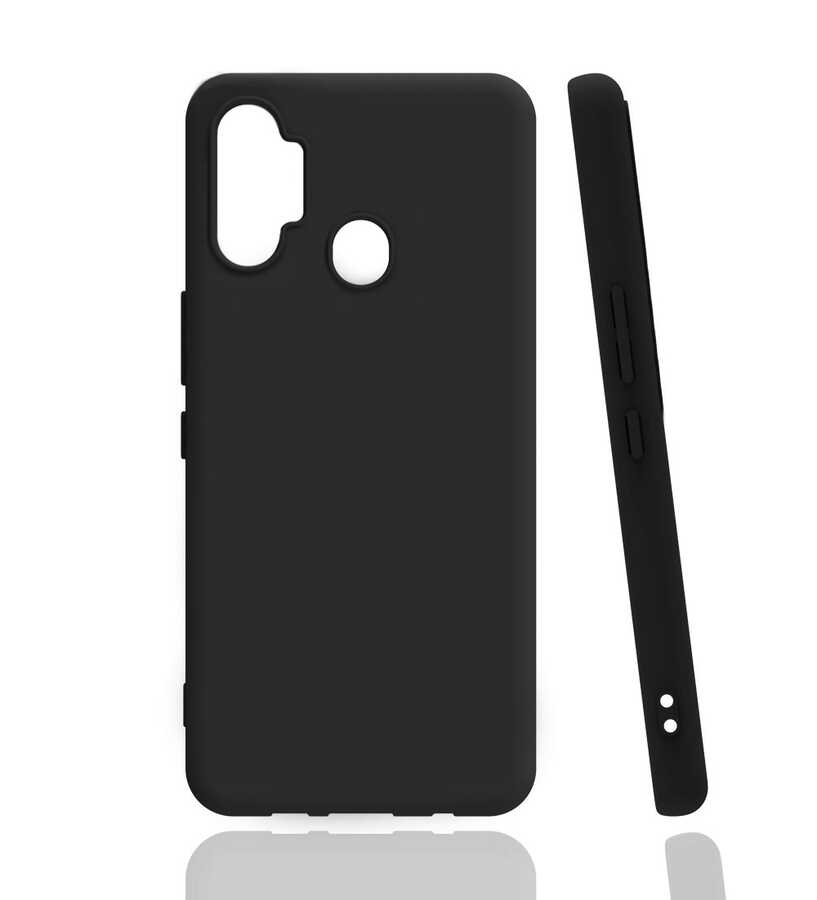 Tecno Spark 7 Pro Kılıf Zore Biye Silikon - Siyah