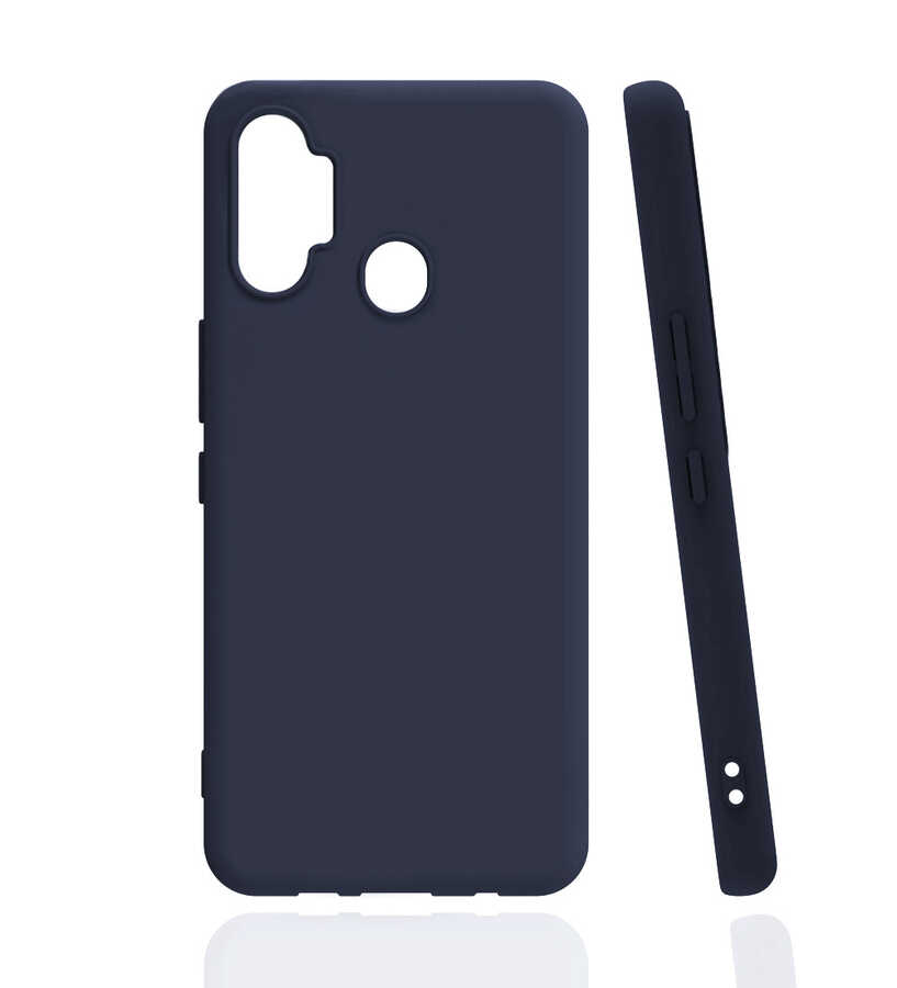 Tecno Spark 7 Pro Kılıf Zore Biye Silikon - Lacivert