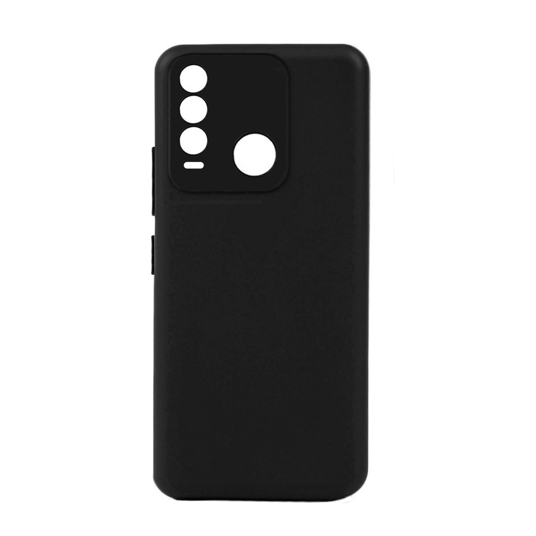 Tecno Spark 8T Kılıf Zore Biye Silikon - Siyah
