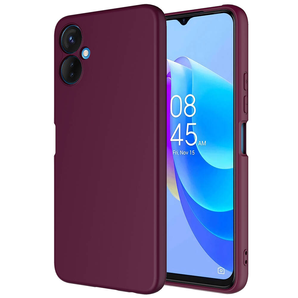 Tecno Spark 9 Pro Kılıf Zore Mara Lansman Kapak - Koyu Mor
