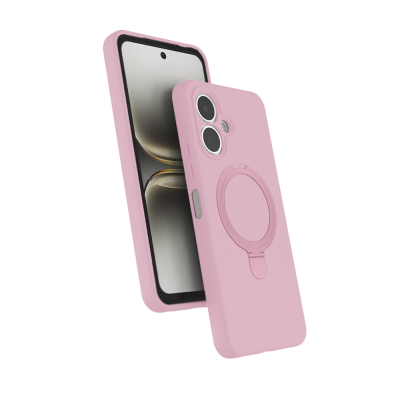 Tecno Spark Go 2 Kılıf M-safe Şarj Özellikli Standlı Zore Samara Kapak - Zore