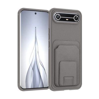 Tecno Spark Slim 5G Case with Card Holder TPU Zore Bikart Cover - Zore