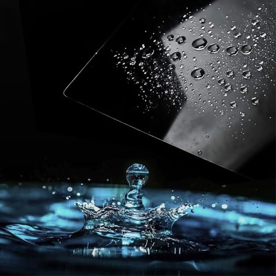 Tesla New Model Y 2in1 Car Multimedia Screen Protector Zore Premium Matte Tempered Glass Screen Protector Application Tool - 5