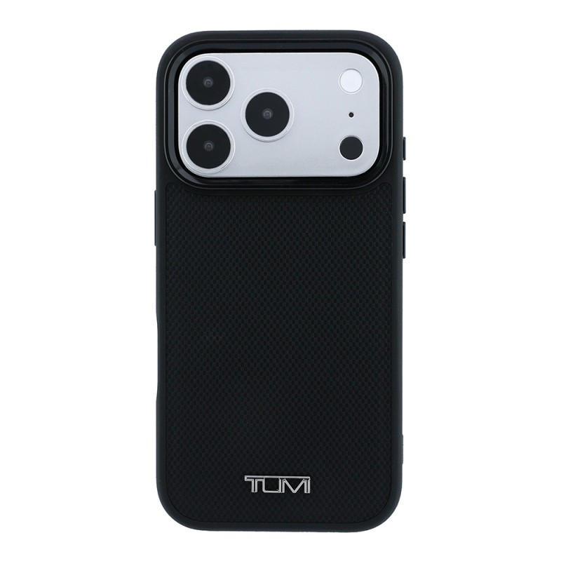 TUMI M-safe Leather Case with Charging Feature and Dotted Design for Apple iPhone 18 Pro. - 3