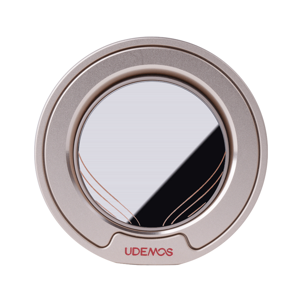 Udemos Freedom Serisi FreeFlow 360 Derece Dönebilen Magnetik Ring Stand Telefon Tutucu - Gold