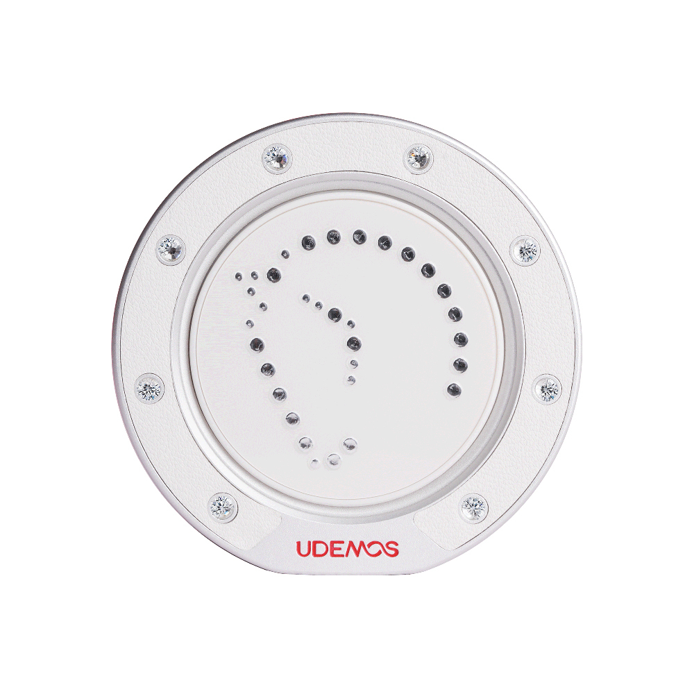 Udemos Wind Serisi FreeFlow 360 Derece Dönebilen Magnetik Ring Stand Telefon Tutucu - Beyaz