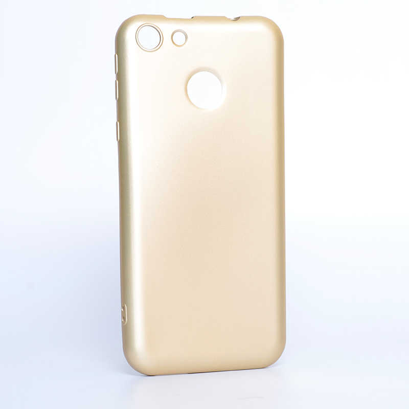 Vestel Venüs E4 Kılıf Zore Premier Silikon Kapak - Gold