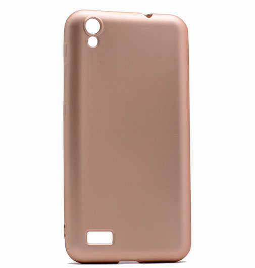 Vestel Venüs V3 5010 Kılıf Zore Premier Silikon Kapak - Gold