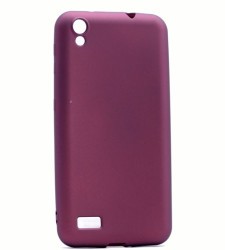Vestel Venüs V3 5010 Kılıf Zore Premier Silikon Kapak Mürdüm
