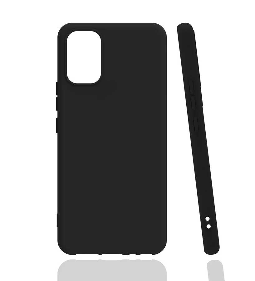 Vivo V21 Kılıf Zore Biye Silikon - Siyah