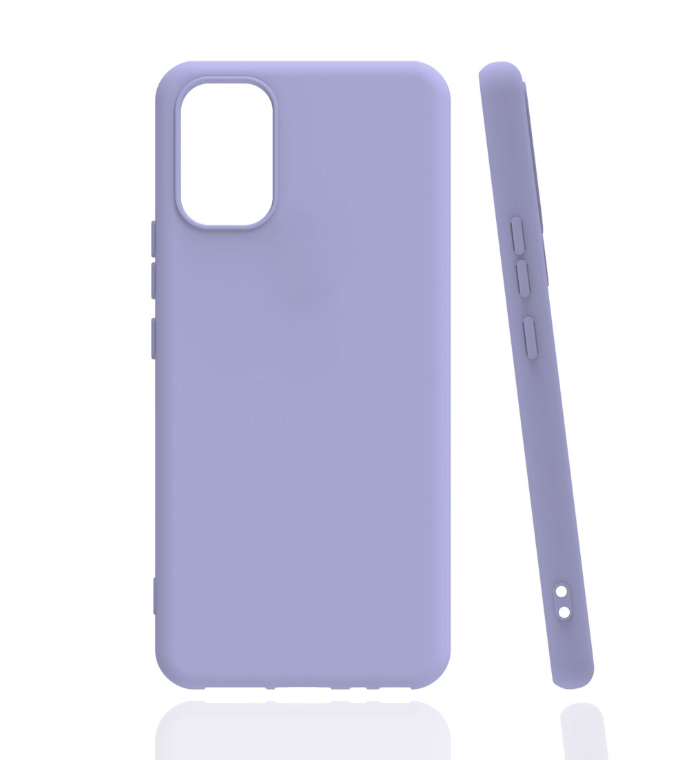 Vivo V21 Kılıf Zore Biye Silikon - Lila