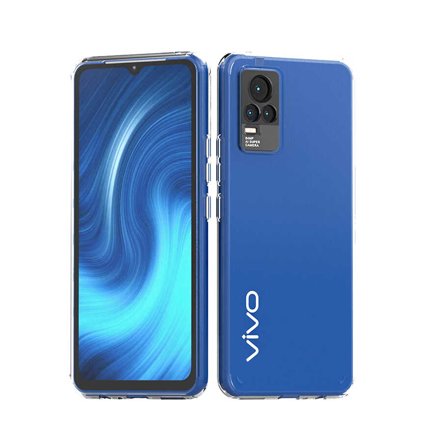 Vivo V21 Kılıf Zore Coss Kapak - Renksiz