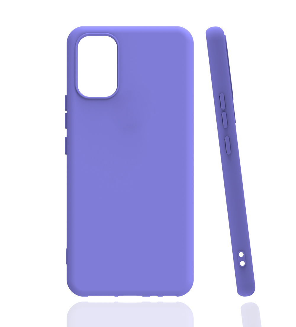 Vivo V21E Kılıf Zore Biye Silikon - Lila