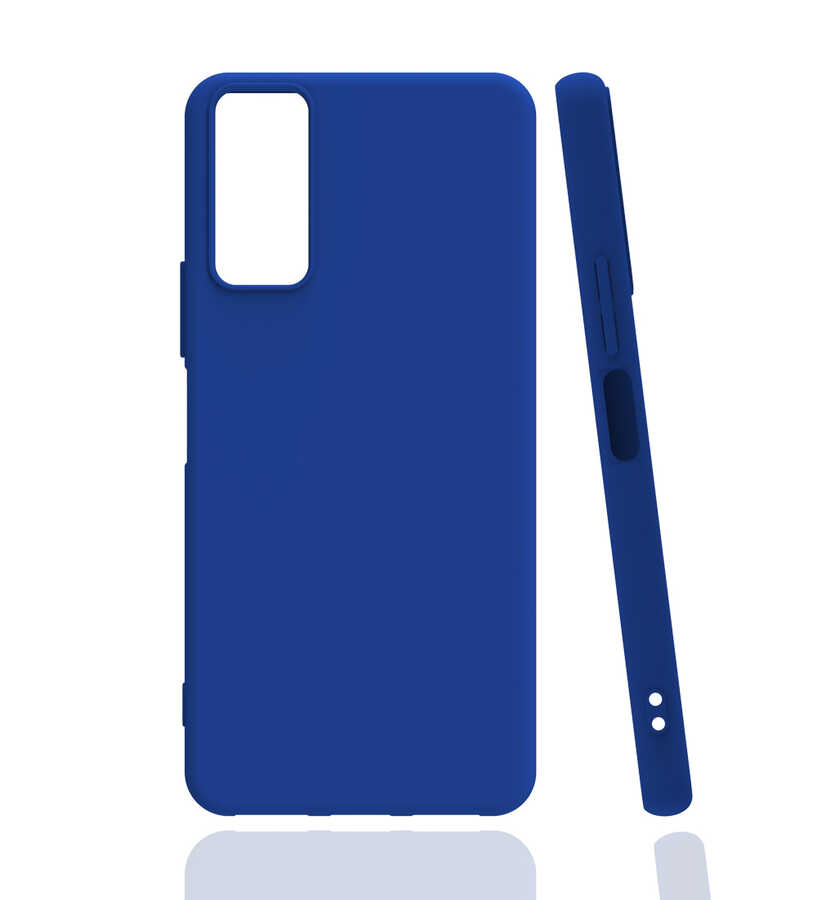 Vivo Y11S Kılıf Zore Biye Silikon - Mavi