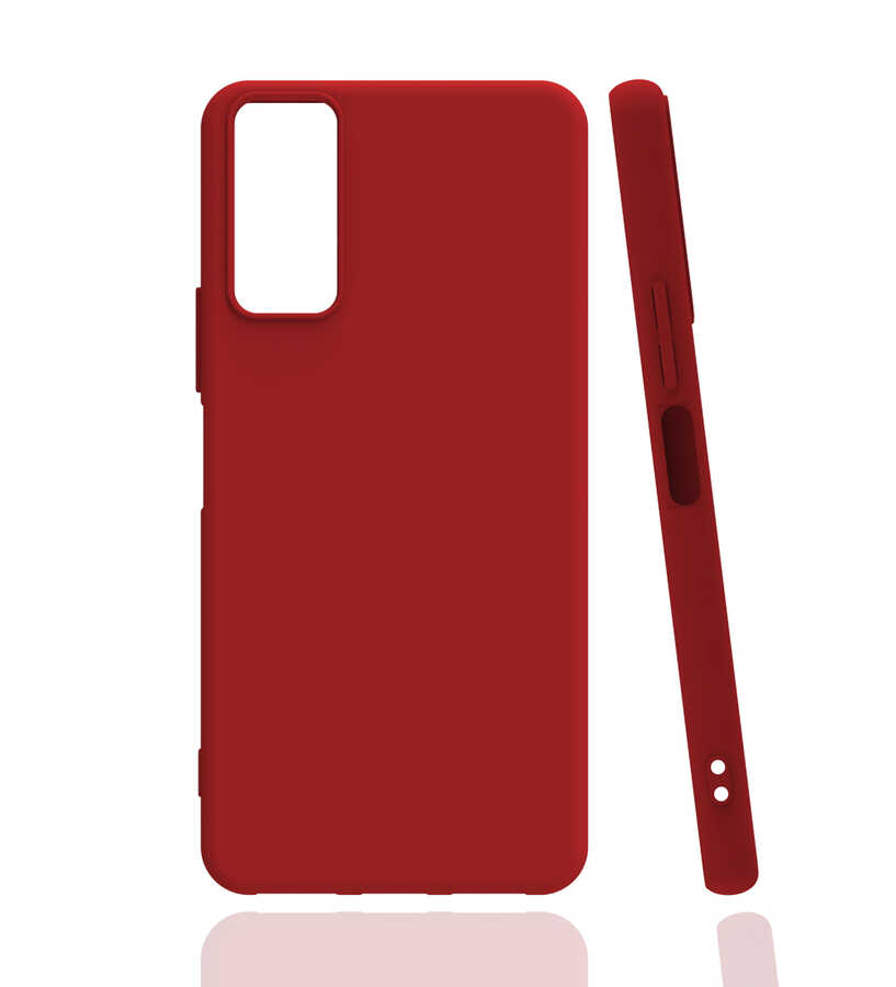 Vivo Y11S Kılıf Zore Biye Silikon - Kırmızı