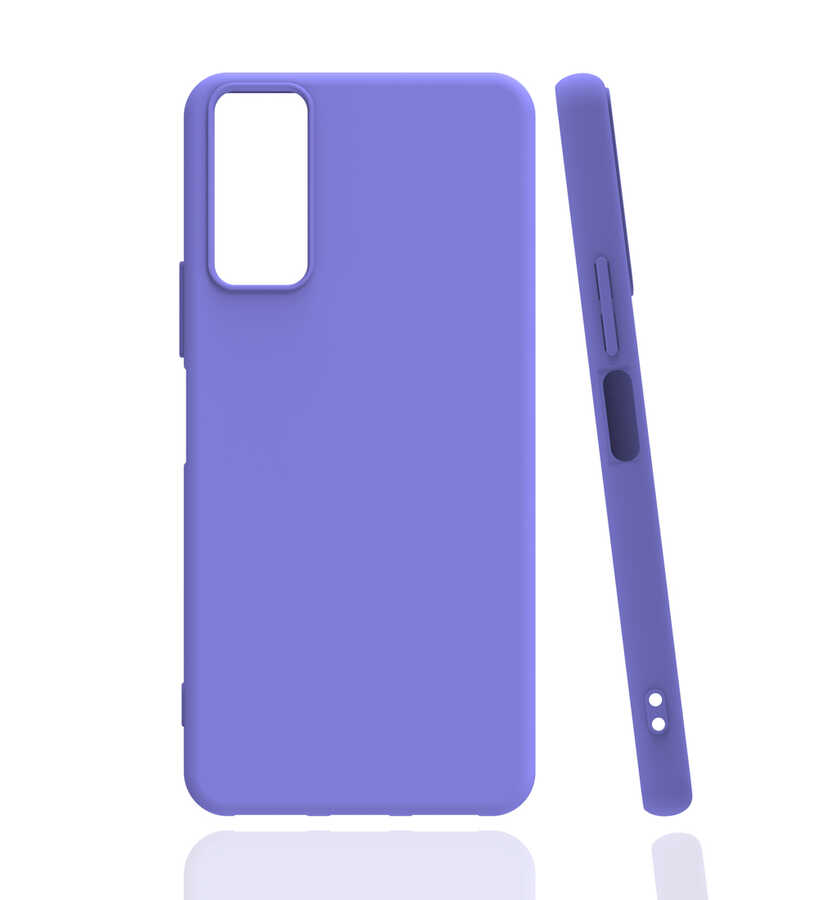 Vivo Y11S Kılıf Zore Biye Silikon - Lila