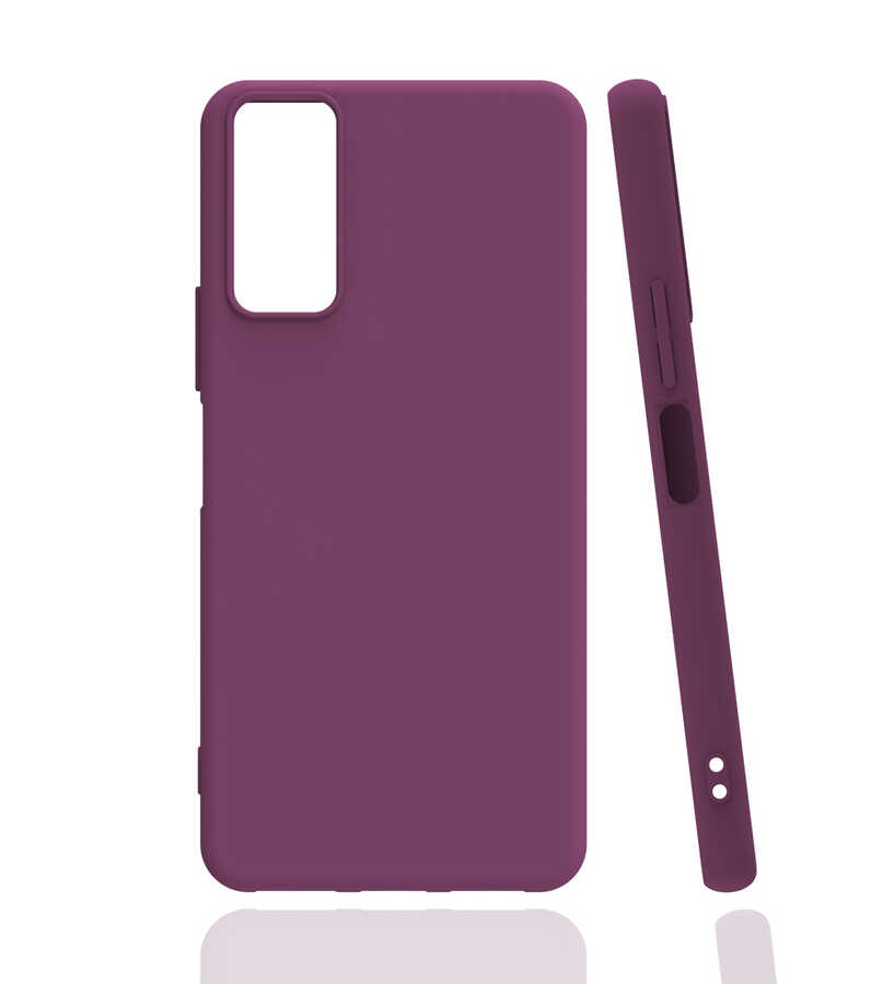 Vivo Y11S Kılıf Zore Biye Silikon - Mor