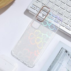 Vivo Y20 Case Zore Sidney Patterned Hard Cover - 5