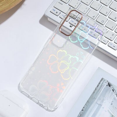 Vivo Y20 Case Zore Sidney Patterned Hard Cover - 5