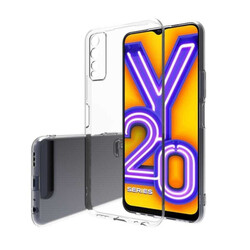 Vivo Y20 Kılıf Zore Kamera Korumalı Süper Silikon Kapak - Thumbnail
