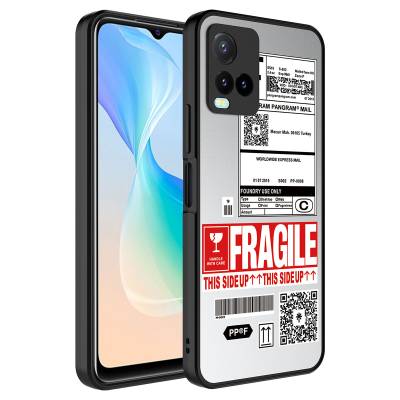 Vivo Y33S Case Mirror Patterned Camera Protected Glossy Zore Mirror Cover - Zore