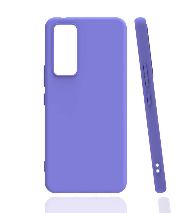 Vivo Y70 Kılıf Zore Biye Silikon - Lila