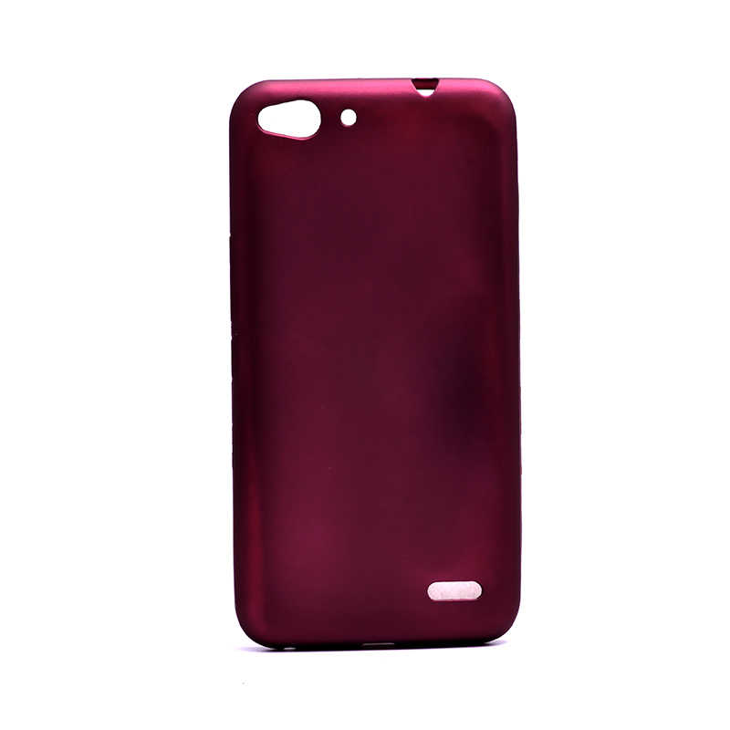 Vodafone Smart 6 Ultra Kılıf Zore Premier Silikon Kapak - Mürdüm