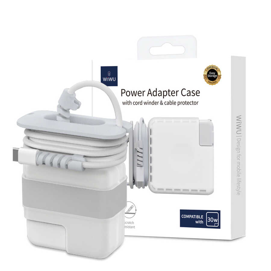 Wiwu 30W Power Adaptör Kılıfı - Gri