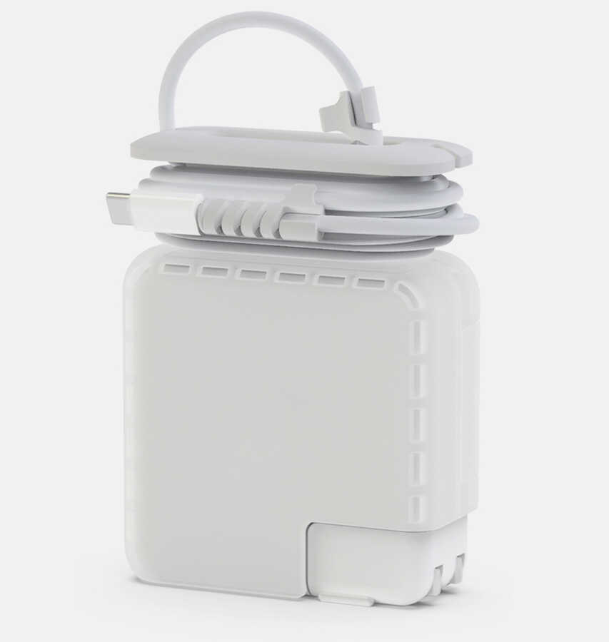 Wiwu 61W (A1718/A1947) Power Adaptör Kılıfı - Beyaz