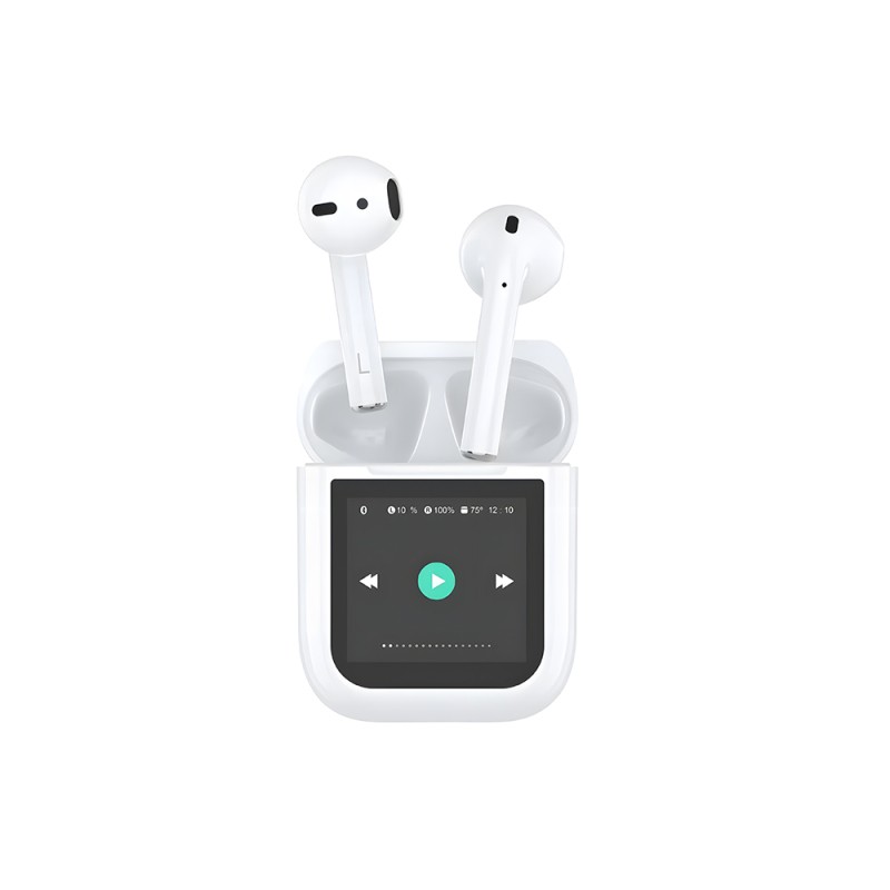 Wiwu Airbuds T24 Touch LCD Screen TWS Bluetooth Earphones v5.4 - 2