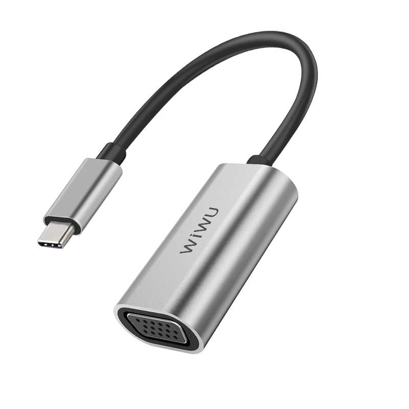 Wiwu Alpha Type-C to VGA Adaptörü - Gri