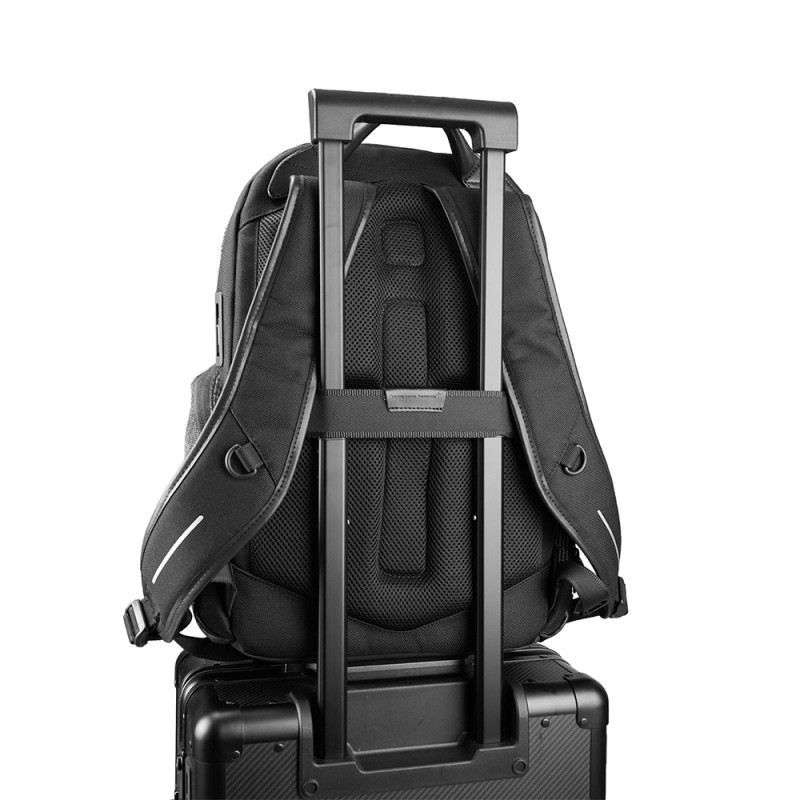 Wiwu Anti-Theft Fingerprint Lockable Back Padded Multifunctional Travel Backpack - 3