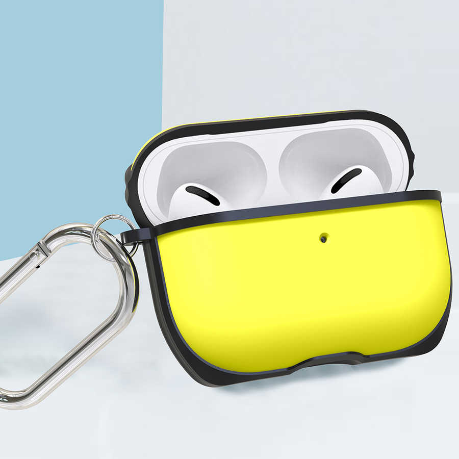 ​Wiwu APC002 Airpods Pro Kılıf - Siyah-Sarı