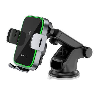 Wiwu CH-313 with Extendable Suction Cup Wireless Charging In-Car Phone Holder - Wiwu