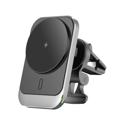 Wiwu CH-314 Car Phone Holder with Magnetic Wireless Charging Ventilation Design - Wiwu