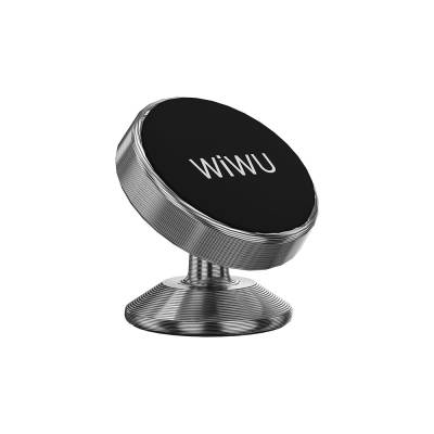 Wiwu CH003 360 Degree Rotatable Magnetic Flat Floor Version Car Phone Holder - Wiwu