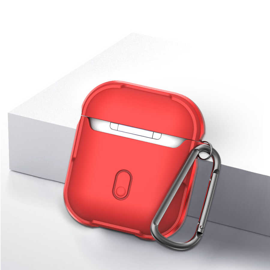 ​Wiwu Defens Armor Airpods Kılıf - Kırmızı