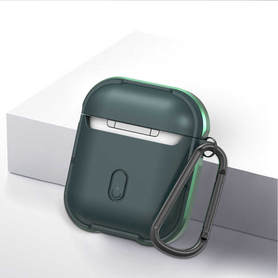 ​Wiwu Defens Armor Airpods Kılıf - Yeşil