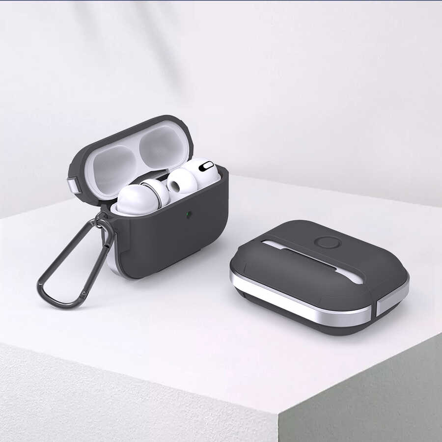 ​Wiwu Defens Armor Airpods Pro Kılıf - Gri