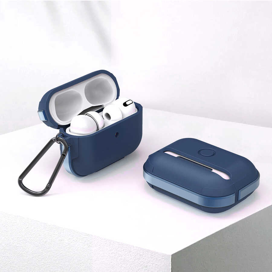 ​Wiwu Defens Armor Airpods Pro Kılıf - Mavi