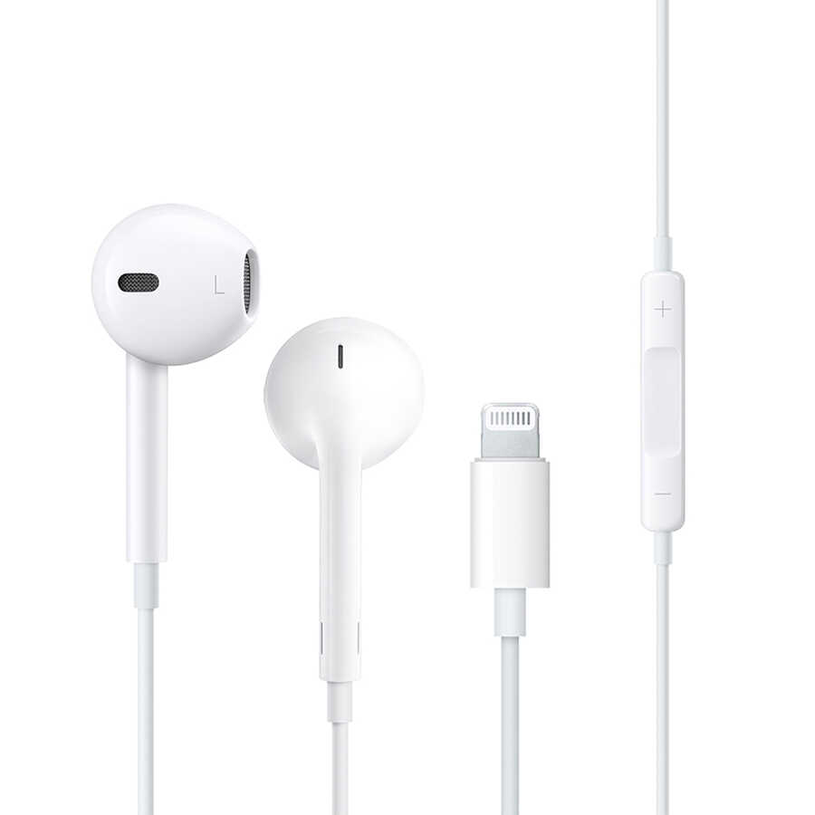 Wiwu Earbuds 302 Tak Çalıştır Lightning Kulaklık - Beyaz