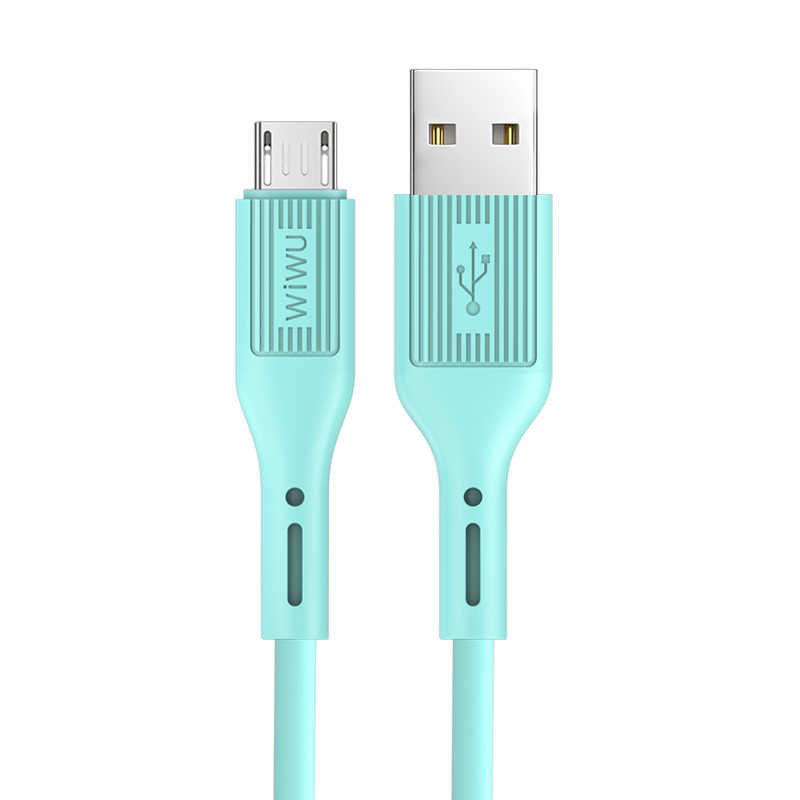 Wiwu G40 Vivid Micro Usb Kablo - Mavi