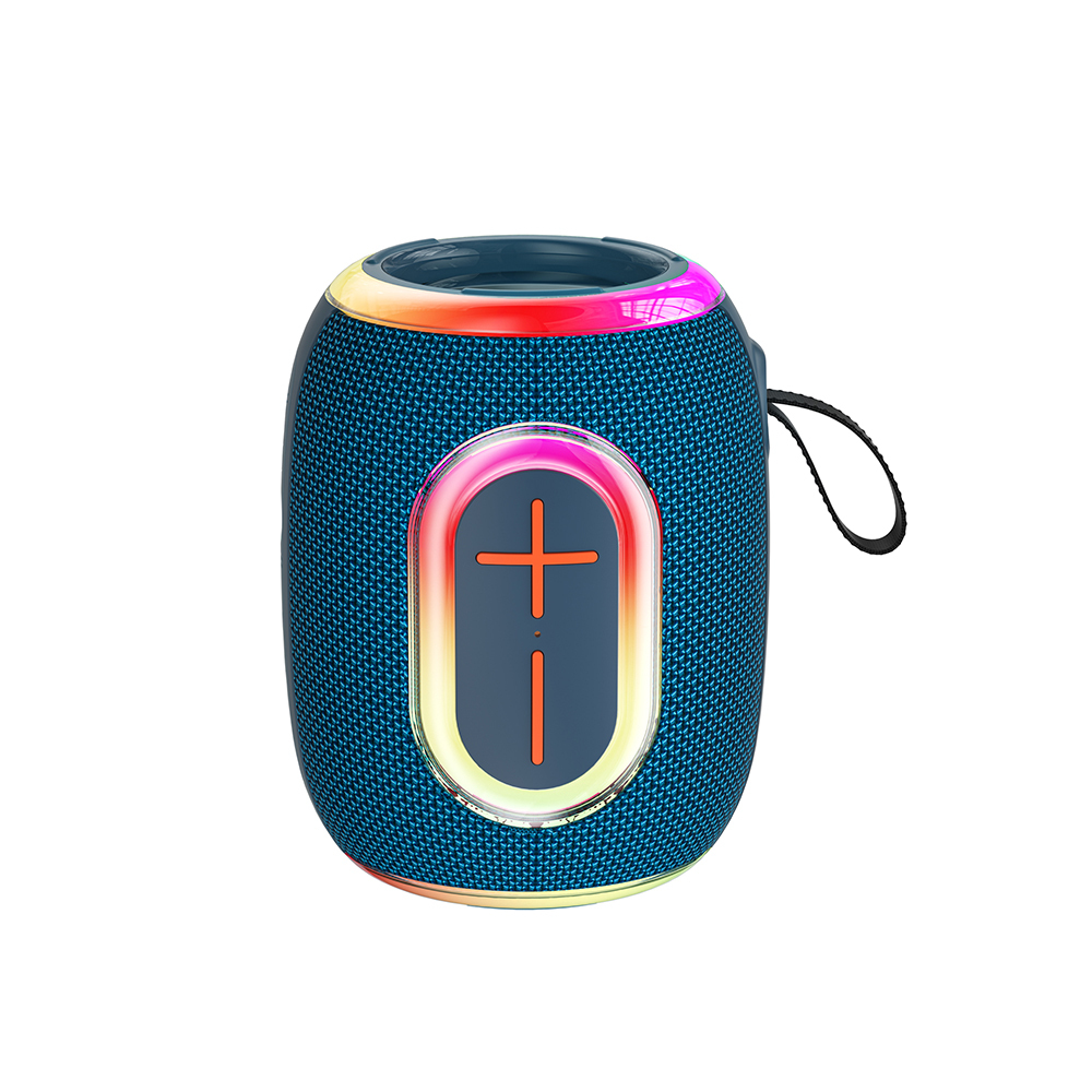 Wiwu H9 RGB Işıklı Askılı TWS Bluetooth Speaker Hoparlör v5.3 10W - Mavi