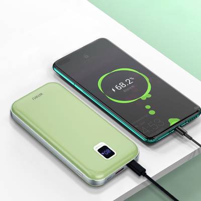 Wiwu JC-16 LED Ekranlı Li-Polimer Aşırı Akım Korumalı Taşınabilir Powerbank PD 20W 10000mAh - 3