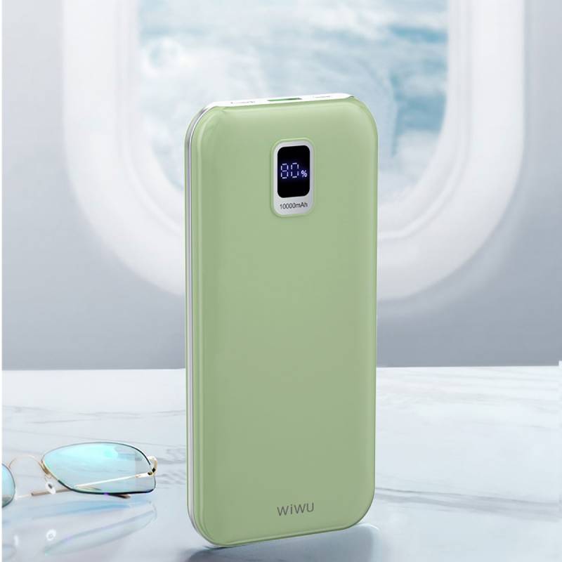 Wiwu JC-16 LED Ekranlı Li-Polimer Aşırı Akım Korumalı Taşınabilir Powerbank PD 20W 10000mAh - 11