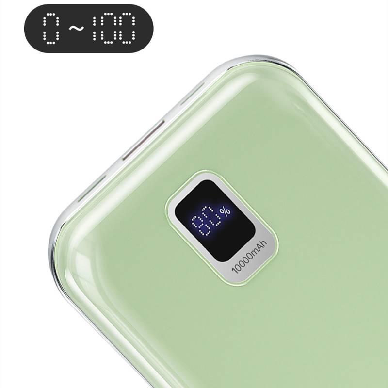 Wiwu JC-16 LED Ekranlı Li-Polimer Aşırı Akım Korumalı Taşınabilir Powerbank PD 20W 10000mAh - 7